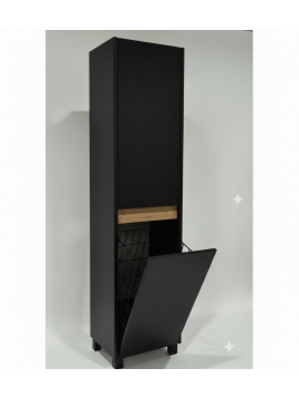 Dubai Nero vertikala 35x170 - korpa 301432