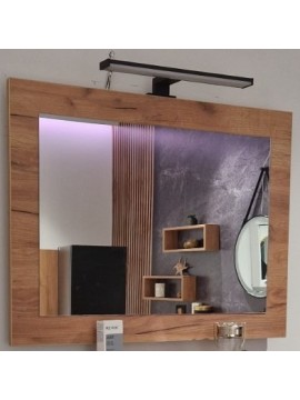 Dubai Hrast gornji deo 60x80 LED ogledalo sa lampom 301255