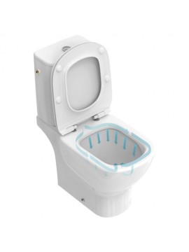 Univerzalni monoblok sa aqua blade sistemom ispiranja, sa wc daskom T033601