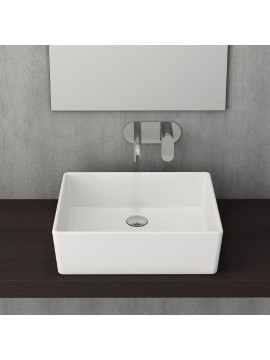 Milano 50cm bez rupe lavabo sjajna bela 1215-001-0125