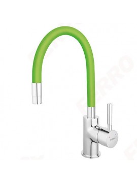 Kuhinjska baterija Zumba zelena - hrom BZA4G