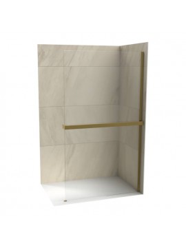 Walk in C-02-WIS90BG Copen monte super. 900x2000,staklo 8mm,polica i držač BRUŠENO ZLATO