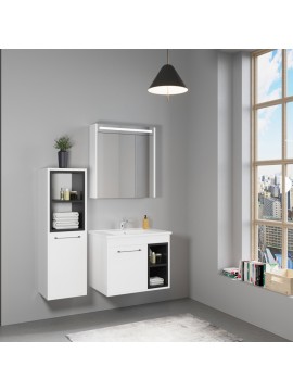 Kontesa LATTE 60 gornji deo sa led ogledalom - Belo 84042