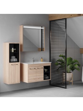 Kontesa LATTE 80 gornji deo sa led ogledalom - Sonoma 84048