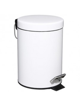105612 FIVE KANTA ZA SMECE NA PAPUCICU 3L 17X24,9CM METAL/PP BELA