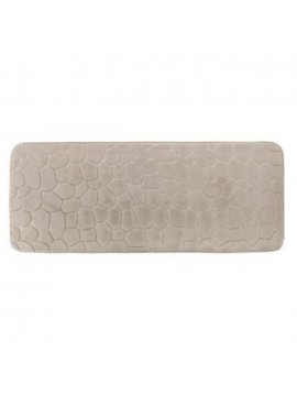 7743165 TENDANCE TEPIH ZA KUPATILO PEBBLE 45X120 CM MEMORIJSKA PENA MIKROFIBER SIVO SMEDJA