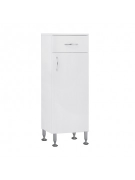 Vertikala  AKYAZI MDF - polica + fioka - Belo 84110