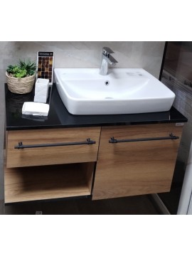 Kontesa PIRAMIT 90 MDF donji deo - konzolna - Hazar/Crno 84130