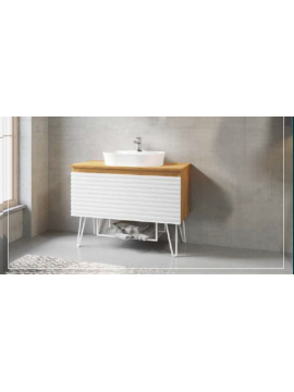 Kontesa TAYLAN 85 MDF donji deo - Ud/Belo 84123